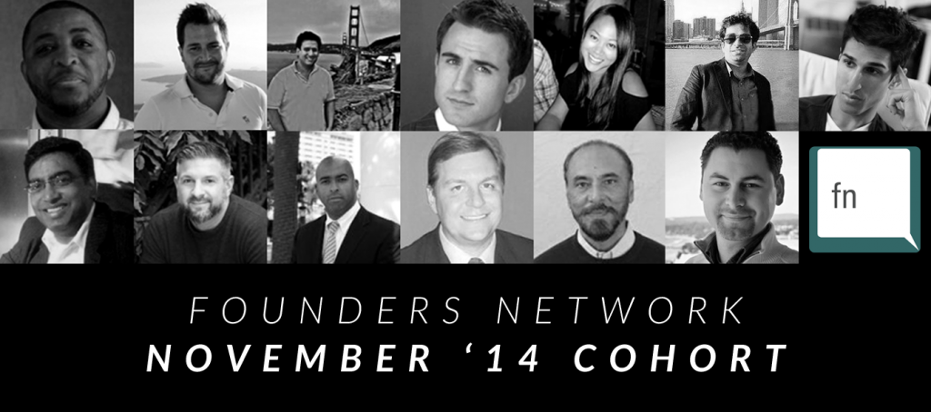 Founders Network November '14 Cohort of Tech Startup Founders