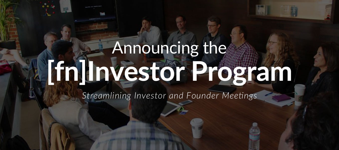 Announcing the fn Investor Program