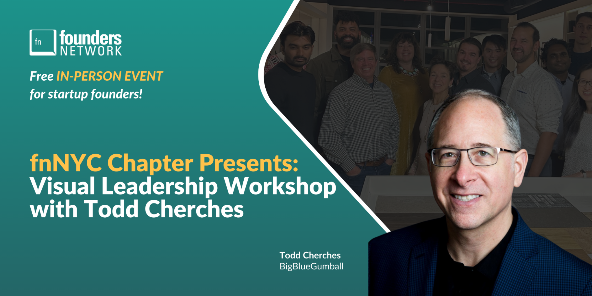 Featured image for “fnNYC Chapter Presents: Visual Leadership Workshop with Todd Cherches”